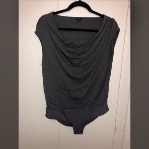 Dark Grey J. Crew Business Casual Bodysuit